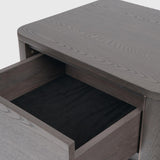 Lizzi 2 Drawer Chocolate Oak Bedside Chest by Eccotrading Design London - Maison Rêves UK