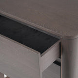 Lizzi 3 Drawer Chocolate Oak Chest by Eccotrading Design London - Maison Rêves UK