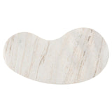 Mayfield White Marble Top Bar with Brown Wood Base by Richmond Interiors - Maison Rêves UK