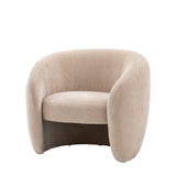 Moorland Armchair Cream Fabric - Maison Rêves UK