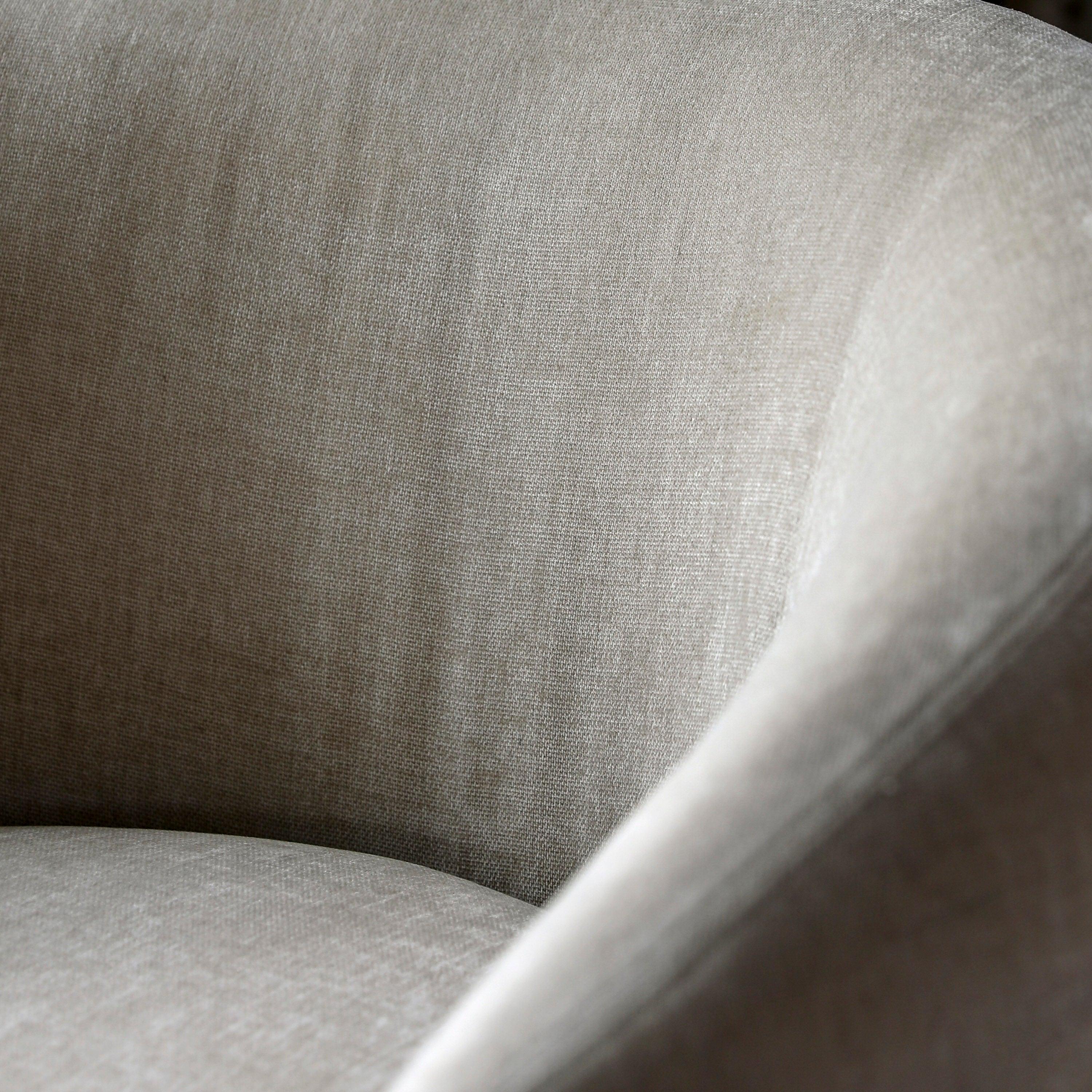 Moorland Armchair Cream Fabric - Maison Rêves UK