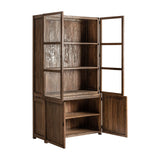 Nysted Wooden Cabinet Opening Glass Doors - Maison Rêves UK