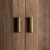 Nysted Wooden Cabinet Opening Glass Doors - Maison Rêves UK