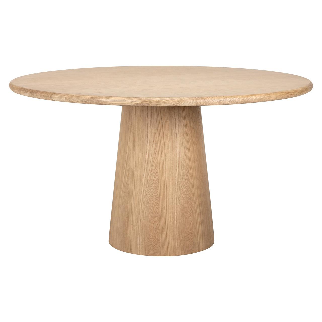 Oakley Natural Oak Wood Circular Dining Table by Richmond Interiors - Maison Rêves UK