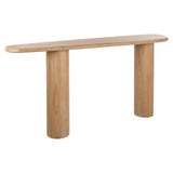 Oakley Natural Oak Wood Console Table by Richmond Interiors - Maison Rêves UK