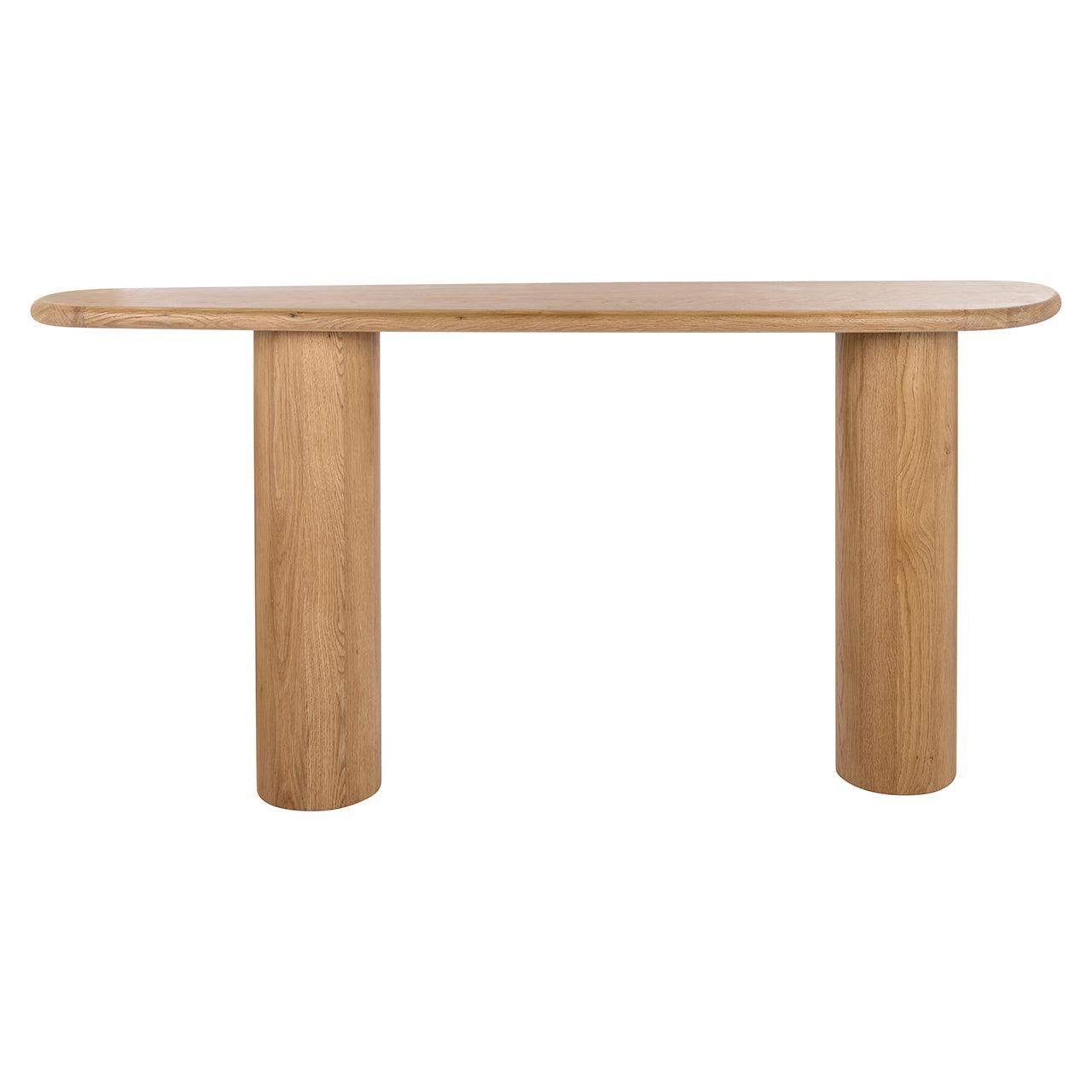 Oakley Natural Oak Wood Console Table by Richmond Interiors - Maison Rêves UK