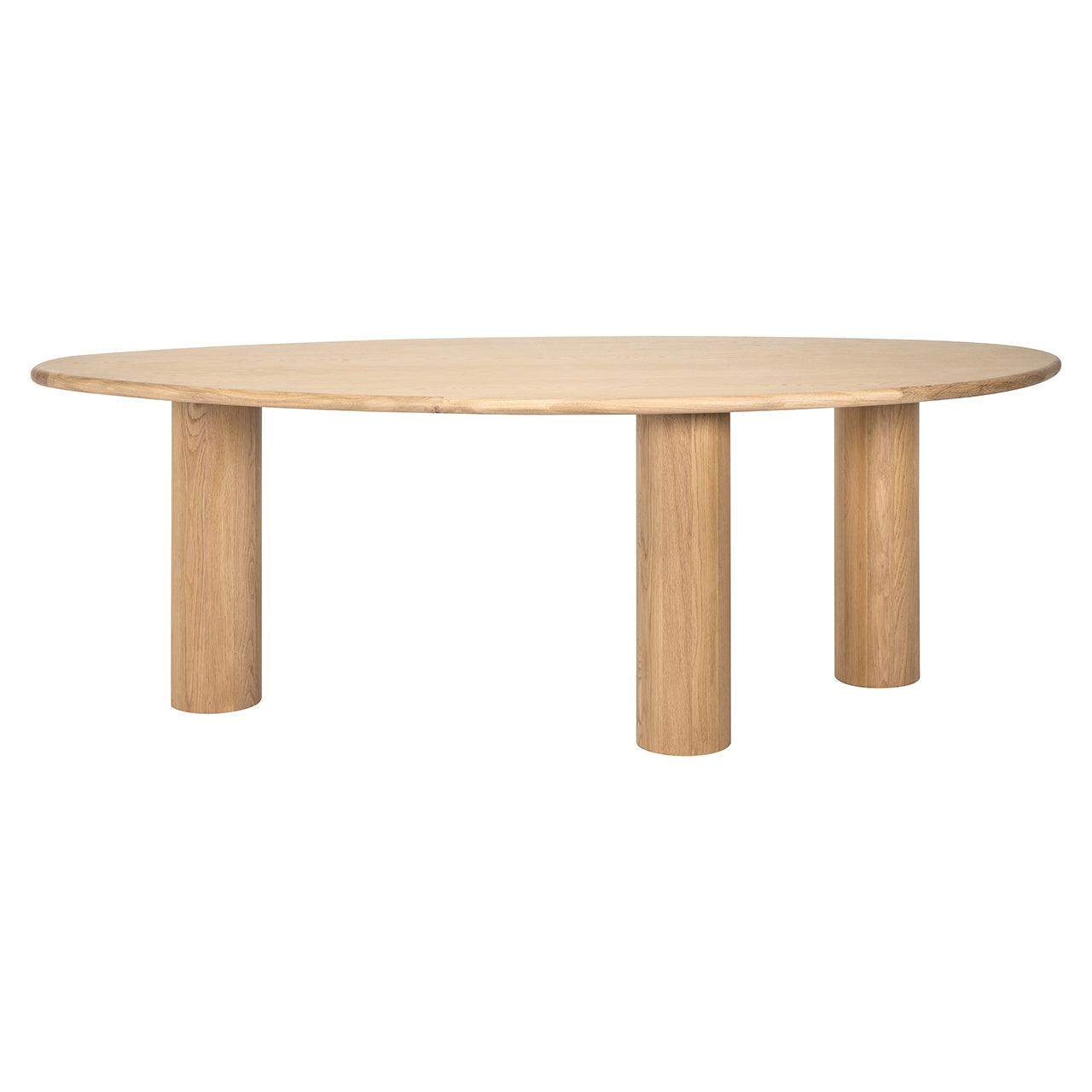 Oakley Natural Oak Wood Oval Dining Table by Richmond Interiors - Maison Rêves UK