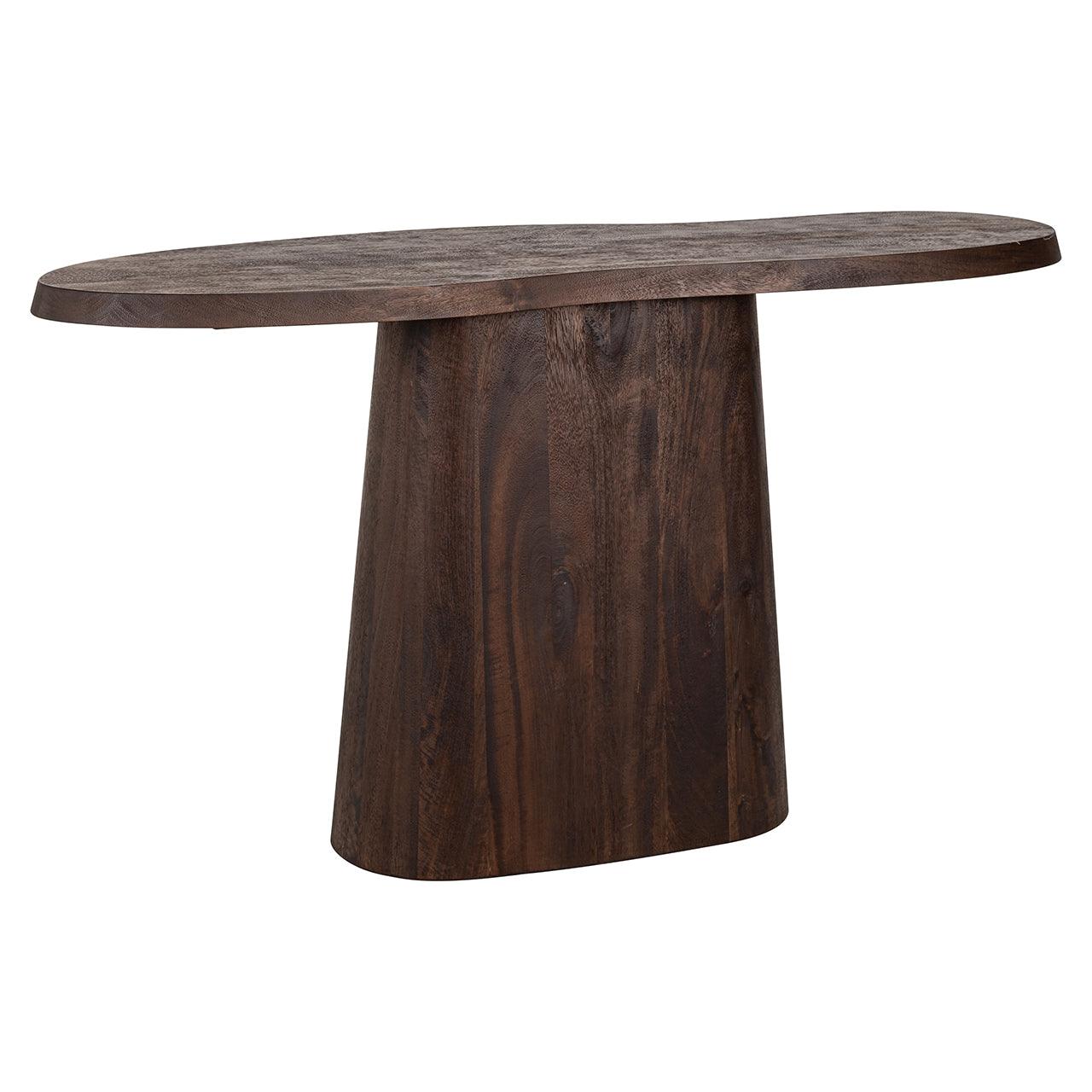 Odile Dark Brown Mango Wood Console Table by Richmond Interiors - Maison Rêves UK