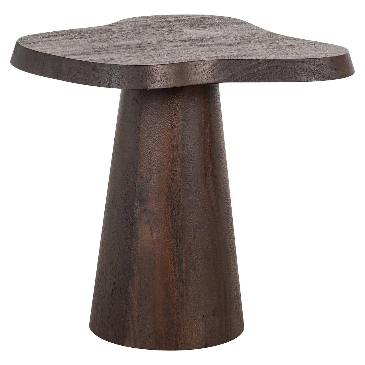 Odile Dark Brown Mango Wood Side Table by Richmond Interiors - Maison Rêves UK
