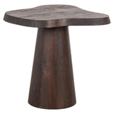 Odile Dark Brown Mango Wood Side Table by Richmond Interiors - Maison Rêves UK