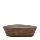 Orego Mango Wood Coffee Table Walnut Finish - Maison Rêves UK