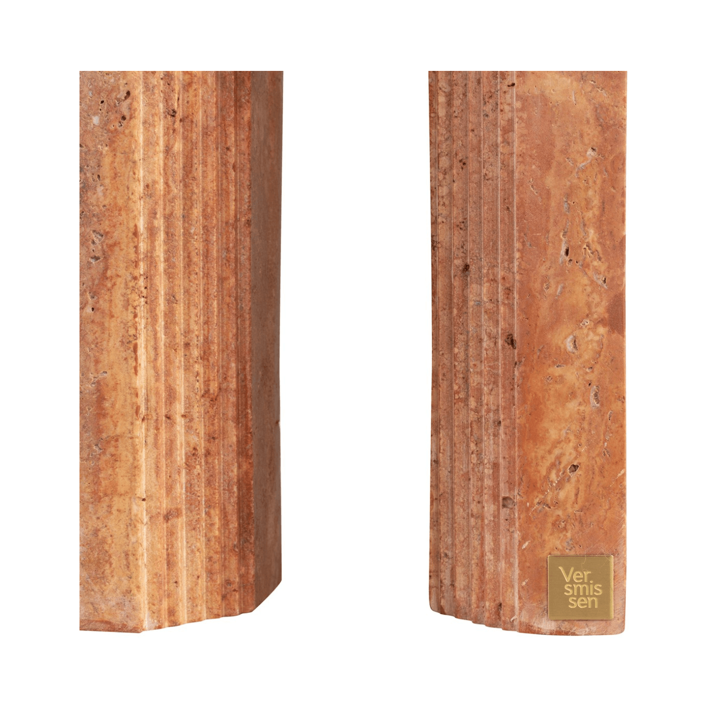 Reso One Travertine Table Lamp with Shade - Maison Rêves UK