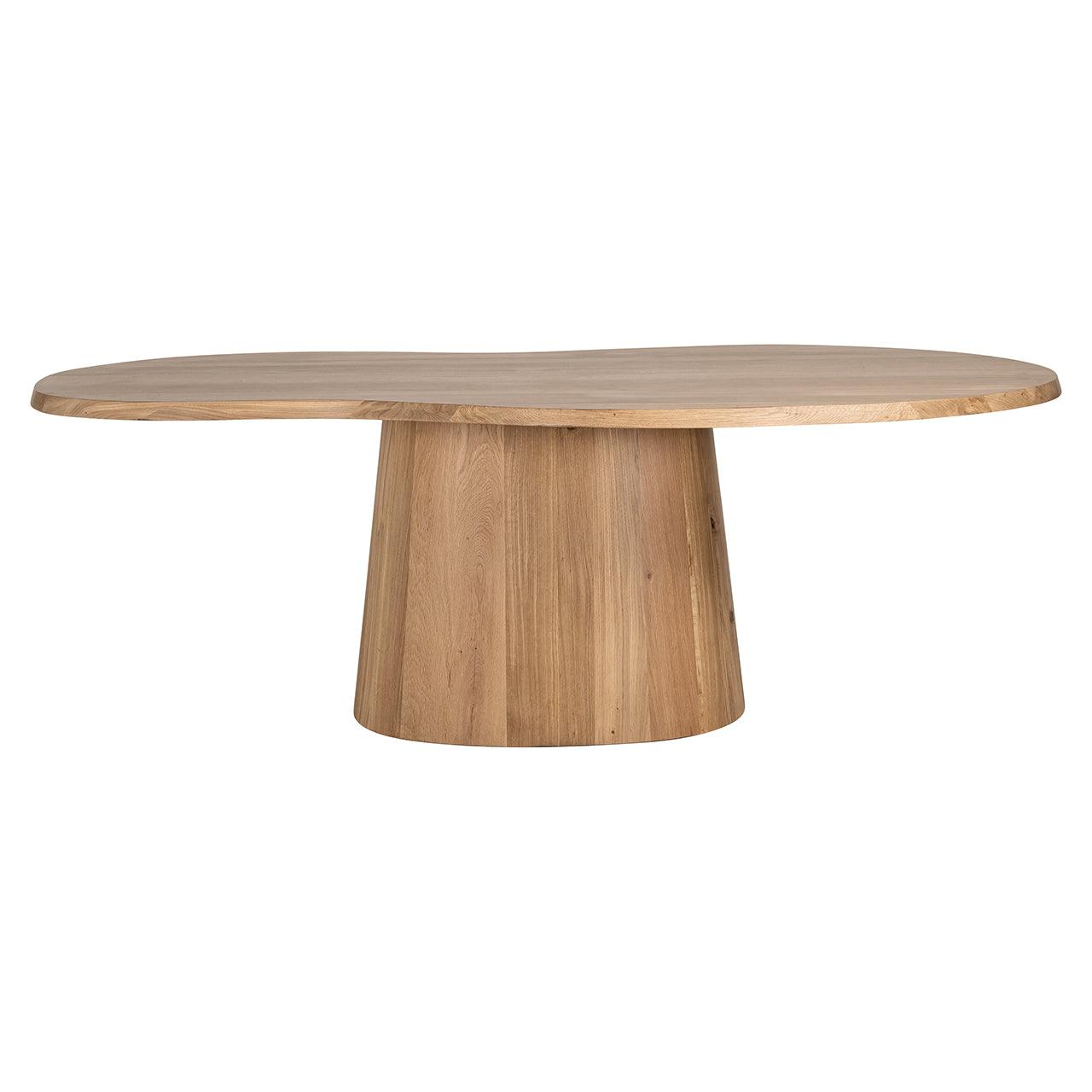 Riva Natural Oak Wood Oval Dining Table by Richmond Interiors - Maison Rêves UK