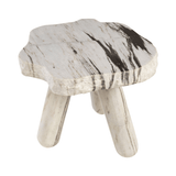 Rocky Panda White Marble Side Table - Maison Rêves UK