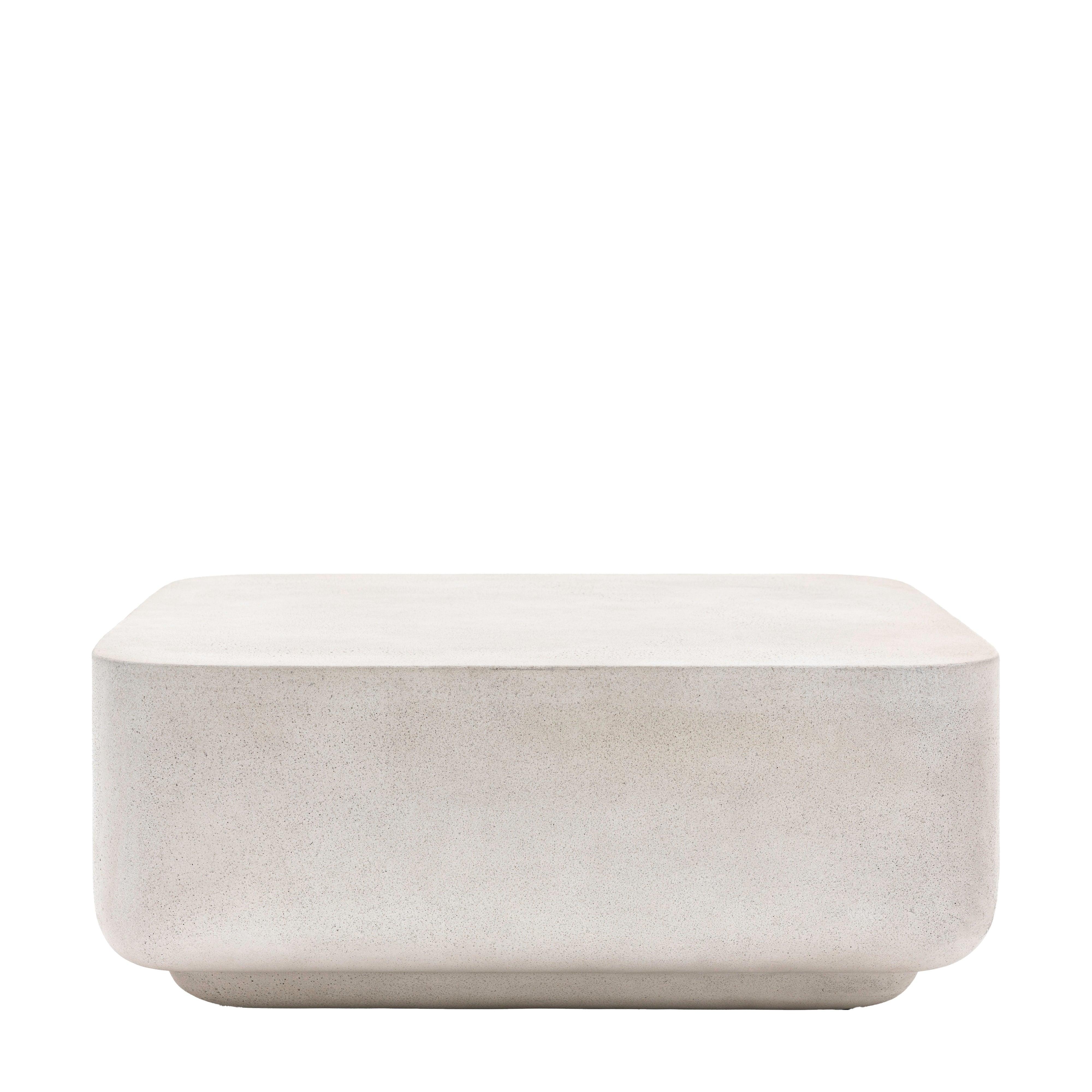 Rozzan Coffee Table Concrete Finish - Maison Rêves UK