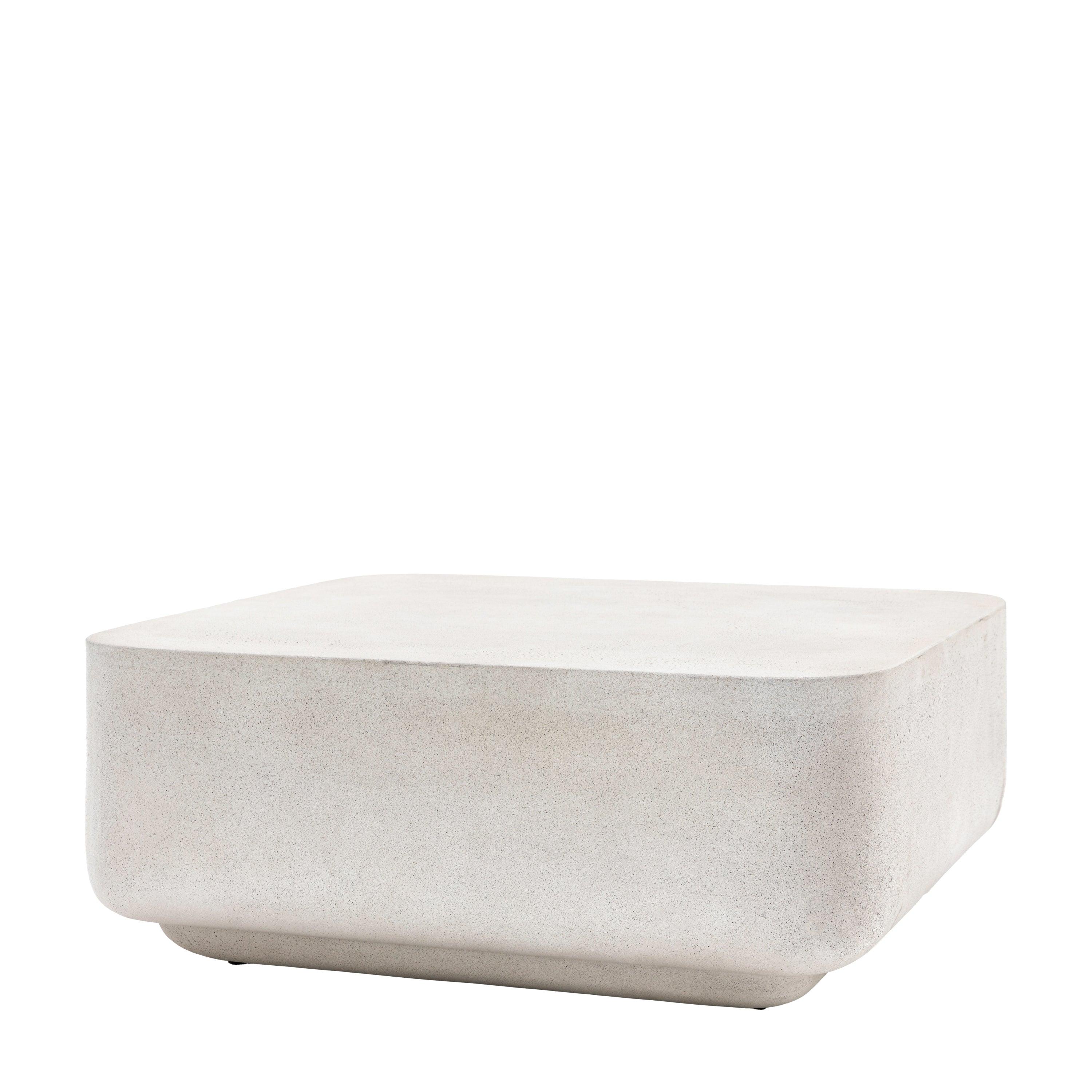 Rozzan Coffee Table Concrete Finish - Maison Rêves UK
