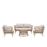 Sahara Rattan Lounge Set - Maison Rêves UK
