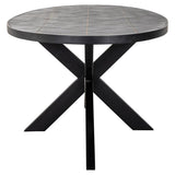 Scotch Stone Veneer Oval Dining Table by Richmond Interiors - Maison Rêves UK