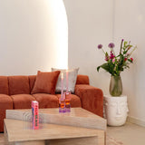 Set of Two Fictus Faux Travertine Coffee Tables by Richmond Interiors - Maison Rêves UK