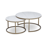 Soho Nested Coffee Table Ceramic Top by Berkeley Designs - Maison Rêves UK