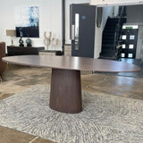 Strata Large Oval Walnut Dining Table by Eccotrading Design London - Interitower | UK