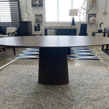Strata Large Oval Walnut Dining Table by Eccotrading Design London - Interitower | UK