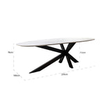 Trocadero Marble Top Dining Table by Richmond Interiors - Maison Rêves UK