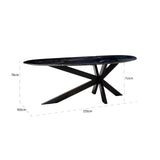 Trocadero Marble Top Dining Table by Richmond Interiors - Maison Rêves UK