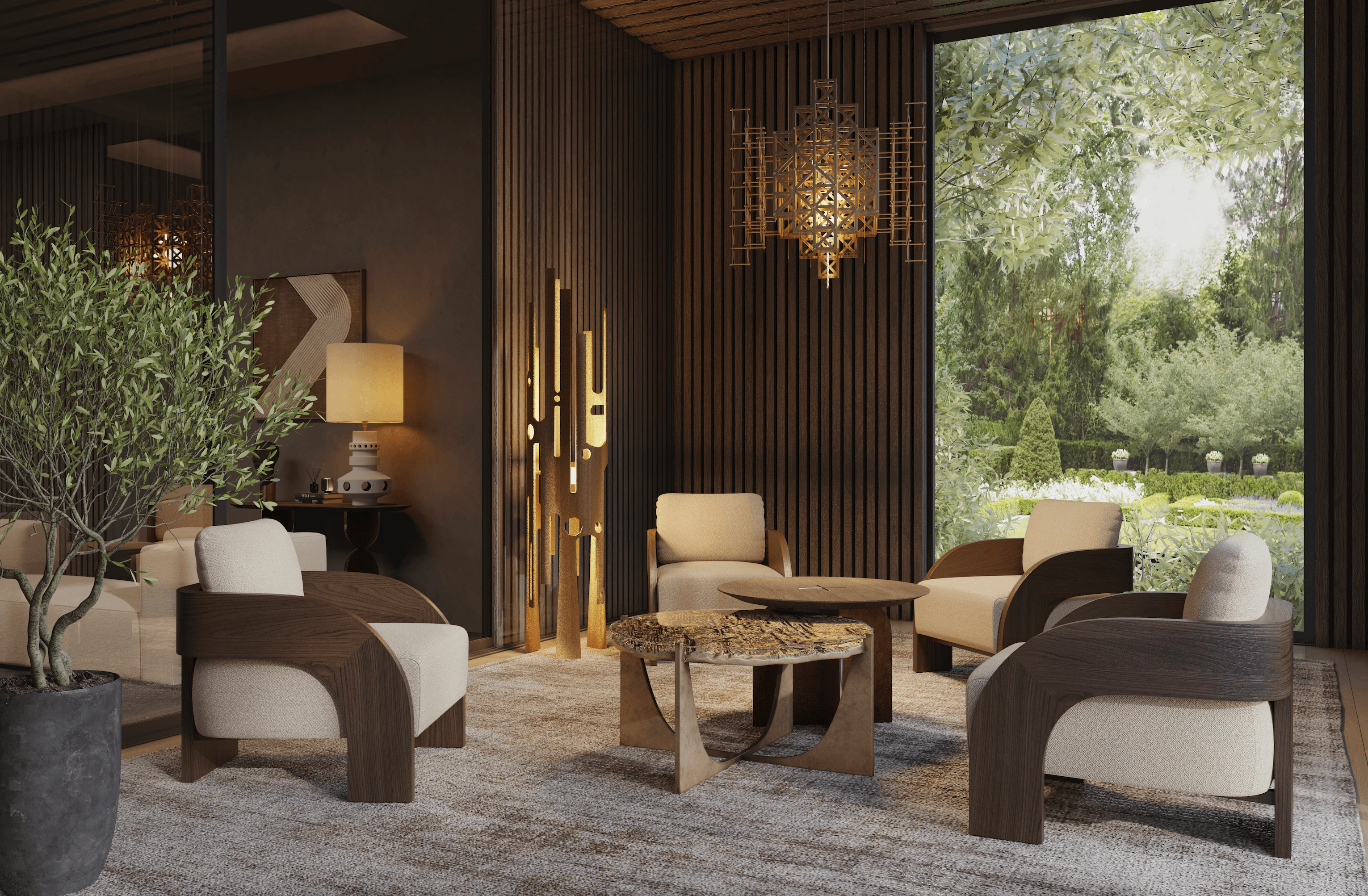 Unfo Earthenware Table Lamp - Maison Rêves UK