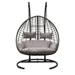 Adelmar Wicker Hanging 2 Seater Chair - Maison Rêves UK