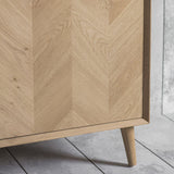 Astley 2 Door 3 Drawer Oak Sideboard - Maison Rêves UK