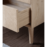 Astley 6 Drawer Oak Chest - Maison Rêves UK