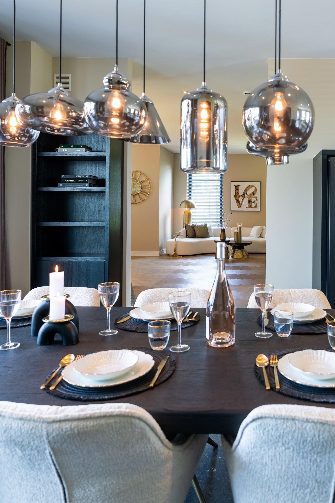 Baccarat Rectangular Dark Coffee Finish Dining Table by Richmond Interiors - Maison Rêves UK