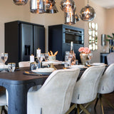 Baccarat Rectangular Dark Coffee Finish Dining Table by Richmond Interiors - Maison Rêves UK