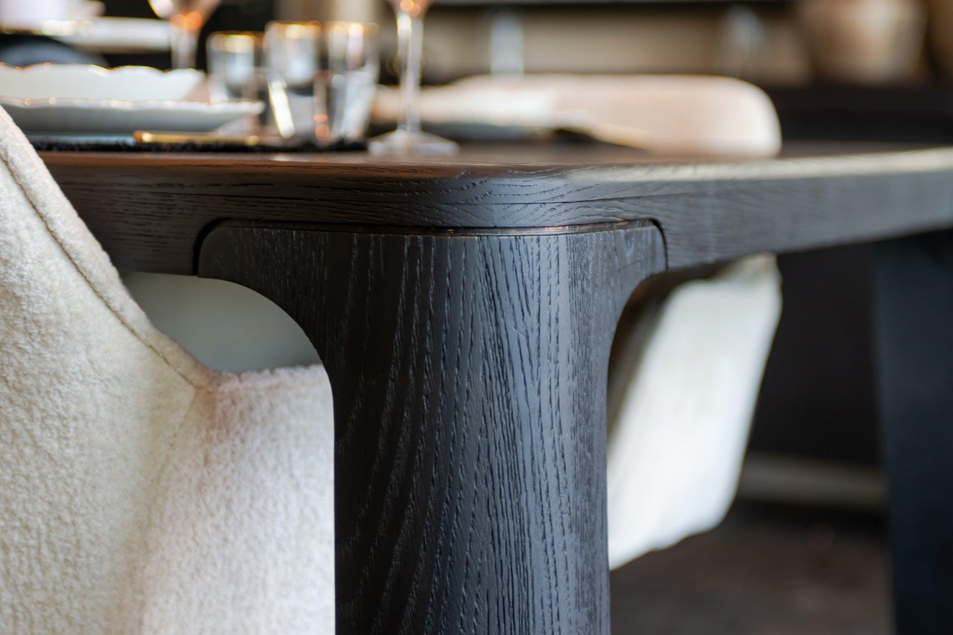 Baccarat Rectangular Dark Coffee Finish Dining Table by Richmond Interiors - Maison Rêves UK