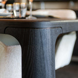Baccarat Rectangular Dark Coffee Finish Dining Table by Richmond Interiors - Maison Rêves UK