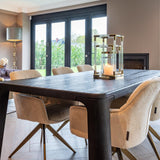 Baccarat Rectangular Dark Coffee Finish Dining Table by Richmond Interiors - Maison Rêves UK