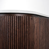 Barkley 3 Door Oak Wood Sideboard with Marble Top by Richmond Interiors - Maison Rêves UK