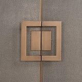 Bloomingville 4 Door Shagreen Sideboard with Black Oak Wood Frame by Richmond Interiors - Maison Rêves UK