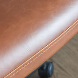 Calma Swivel Office Chair Brown - Maison Rêves UK