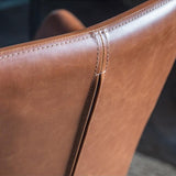 Calma Swivel Office Chair Brown - Maison Rêves UK