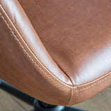 Calma Swivel Office Chair Brown - Maison Rêves UK