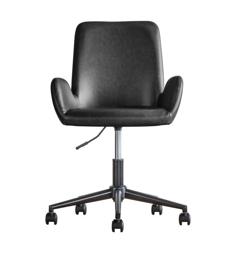 Calma Swivel Office Chair Charcoal - Maison Rêves UK