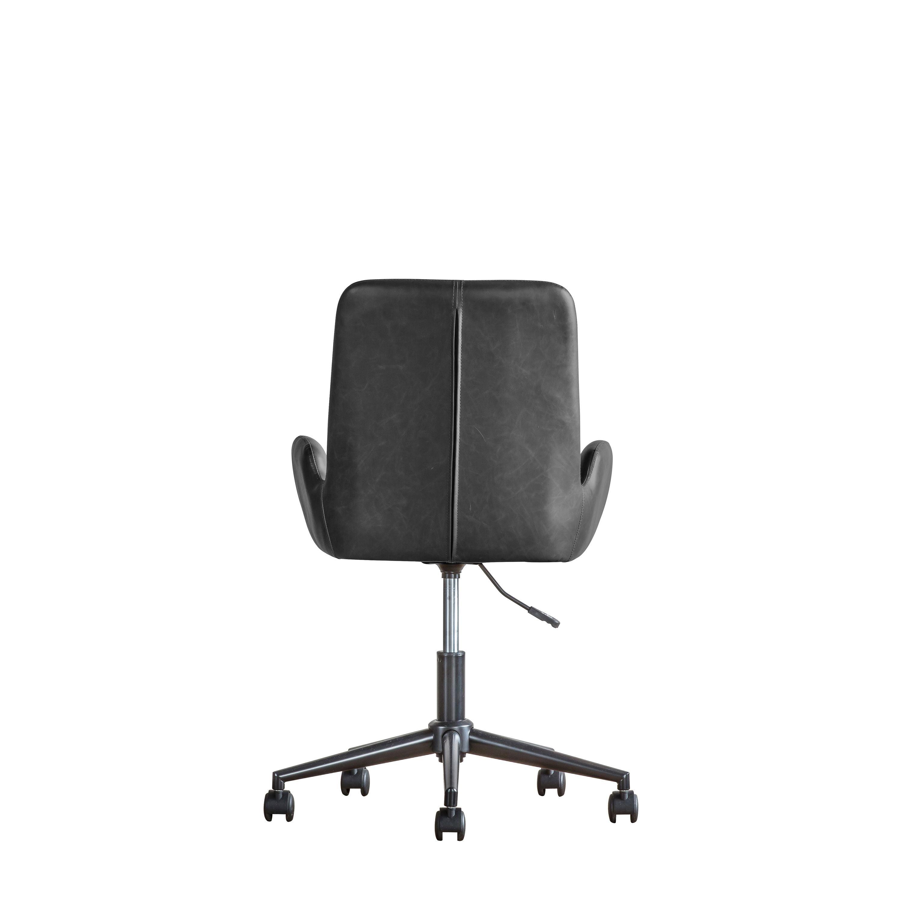 Calma Swivel Office Chair Charcoal - Maison Rêves UK
