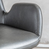Calma Swivel Office Chair Charcoal - Maison Rêves UK
