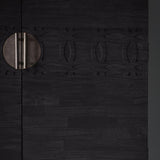 Calvera Boutique Wooden Cocktail Cabinet in Black - Maison Rêves UK
