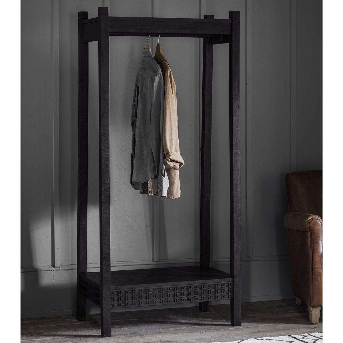 Calvera Boutique Wooden Open Wardrobe - Maison Rêves UK