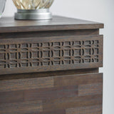 Calvera Retreat Wooden 4 Drawer Chest in Brown - Maison Rêves UK
