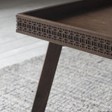 Calvera Retreat Wooden Coffee Table in Brown - Maison Rêves UK