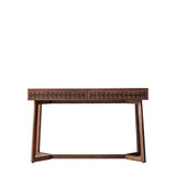 Calvera Retreat Wooden Desk in Brown - Maison Rêves UK